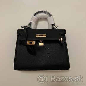 Nová elegantná čierna kabelka crossbody