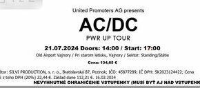 2 x Listky na AC/DC koncert