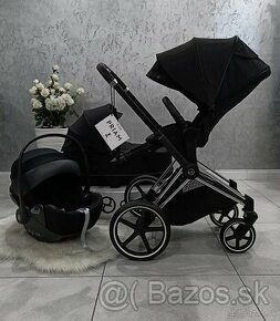 TROJKOMBINÁCIA CYBEX PLATINUM PRIAM CHROME BLACK - 1