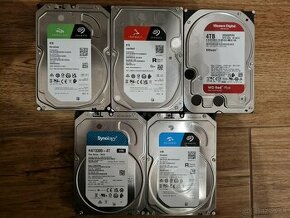 HDD disky 3,5"  4TB...8TB...