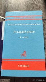 Evropské právo C.H.Beck 3.vydanie - právnická ucebnica