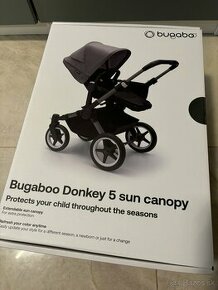 Bugaboo Donkey 5 slnečná strieška Midnight black