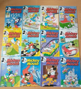 Staré komiksy Mickey Mouse, Duck Tales, Super Tom a Jerry,..