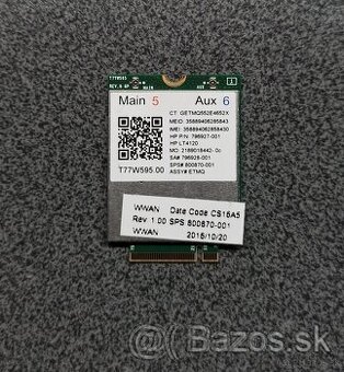 WWAN LTE MODEM HP EliteBook 840 850 G3 Zbook 15 G3