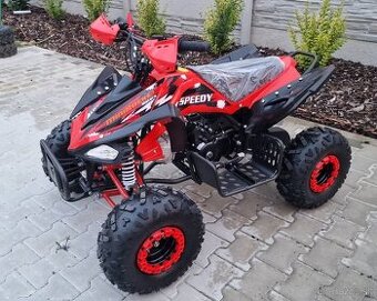 Dětská čtyřtaktní čtyřkolka ATV Speedy 125ccm červená 1 rych