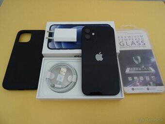 iPhone 12 64GB BLACK - ZÁRUKA 1 ROK