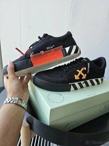 OFF WHITE, Low Vulcanized Canvas, Black