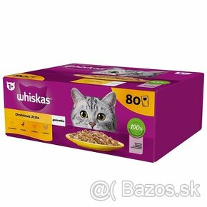 WHISKAS Drobné mokré krmivo pre mačky 80x85g