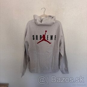 Supreme x Jordan Grey Hoodie