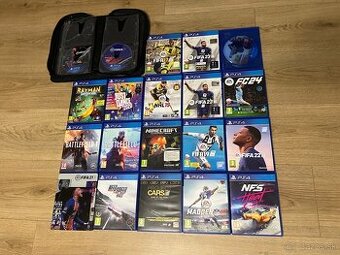 Predám hry a príslušenstvo na PS 4 - FIFA, NFS, Battlefield…