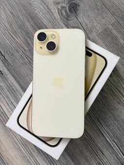 Predám iPhone 15 ,Yellow, 256GB + príslušenstvo