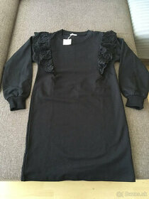 Detské čierne šaty - 146 - 1