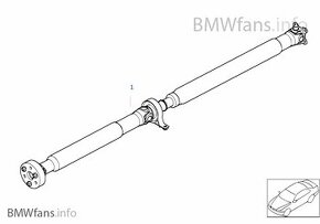 BMW e46 kardan 320d 110kw 6st