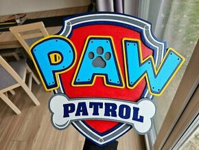 PAW PATROL Drevený 3D obraz