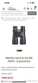 minox 8,5x52 dalekohlad.super cena