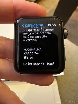 Apple watch 3 38mm space gray na predaj