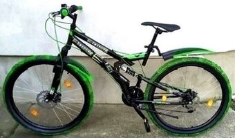 Horský celoodprúžený bicykel 17 rám