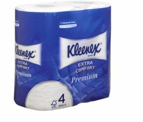 Drogéria: Toaletný papier KLEENEX prémium 4-vrstvový