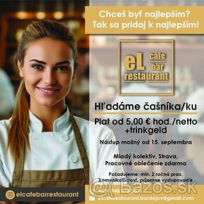 El Cafe Restaurant hľadá Čašníkov