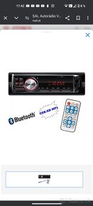 Predná rádio 1din bluetooth