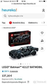 Lego batmobile 42127 - nevhodný darček