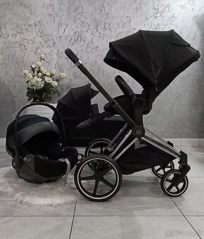 TROJKOMBINÁCIA CYBEX PLATINUM PRIAM CHROME BLACK