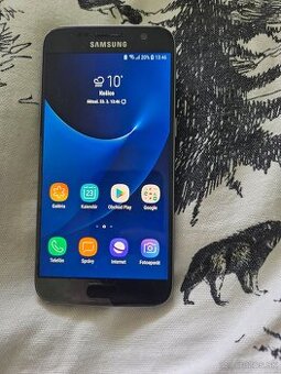 Samsung S7 čierny používaný plné funkčný trochu dole pri dis