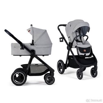 Predám kočík Kinderkraft 2v1 Light Grey