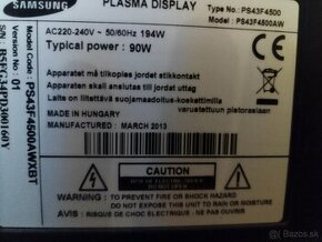 Plazma Samsung 43 - 1