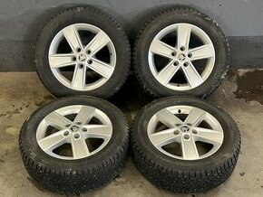 Disky ŠKODA R16 5x112 + Zimné pneumatiky 205/60 R16 - 1