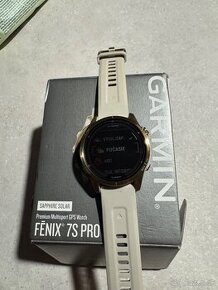 Garmin Fenix 7S Sapphire Solar Gold