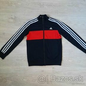 Mikina na zips Adidas + tricko vel. 152