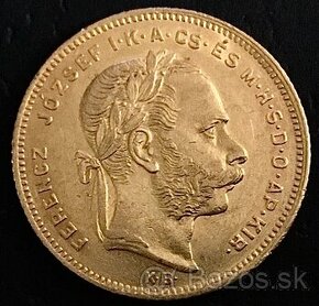 8 Zlatník/20 Frank 1879 KB FJI - 1
