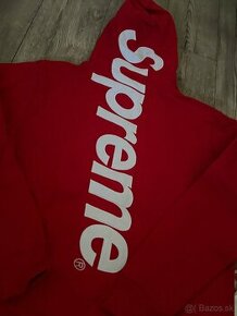 Supreme Hoodie red - 1