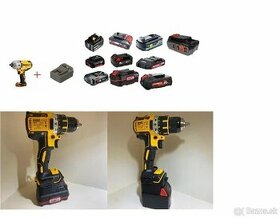 DeWalt XR 18v adaptéry pre iné batérie