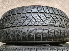 235/60 r18 zimné 4 ks PIRELLI RUNFLAT dezén 6,6-6,5 mm DOT20