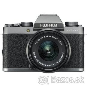 Fujifilm X-T100 strieborný + XC 15–45 mm f/3,5–5,6 OIS PZ