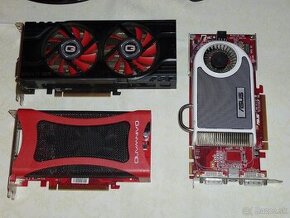 Predám tri grafické karty do PCIe slotu