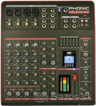 Mixážne pulty:Phonic 400 a Vonyx