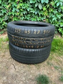 225/45 r17 letné BRIDGESTONE 91V - 1