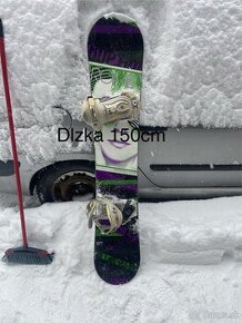 Snowboard dlzka 150cm