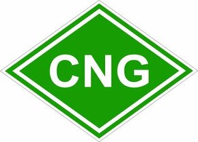CNG nalepka samolepka vnutorna