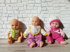 Tri menšie bábiky bábätká - 1
