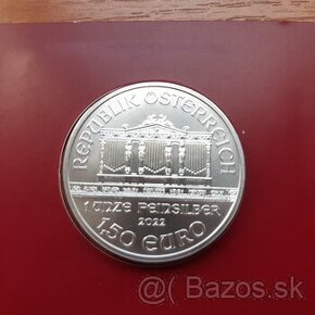 1 Oz strieborna minca Wiener Philharmoniker 2022