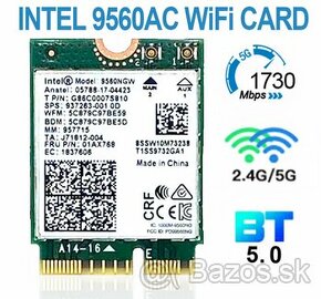 Intel Bezdrôtová karta BT 5.0, WiFi karta 2.4g/5GHz