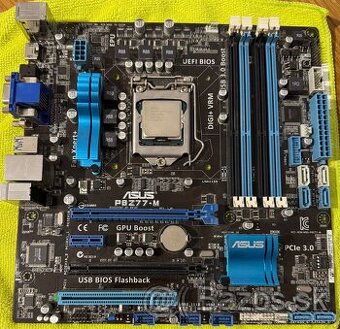 Intel i5-3570K s doskou Asus P8Z77-M a pamatami DDR3 16gb