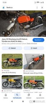 Zháňam originál nádrž a kastlik mustang