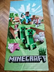 1x použitá Minecraft plážová osuška - 1