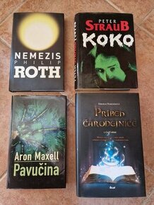 3 knihy peter straub, philip roth,aron maxell,rah