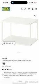 Ikea Platsa policový diel 60x40x40   16x